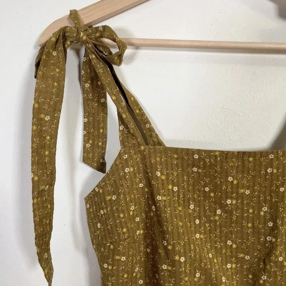 Madewell  Rosalie Tie-strap Tank Tops In Daisy Stitch - Picture 8 of 13